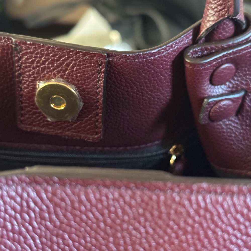 DeMellier Burgundy Shoulder Bag